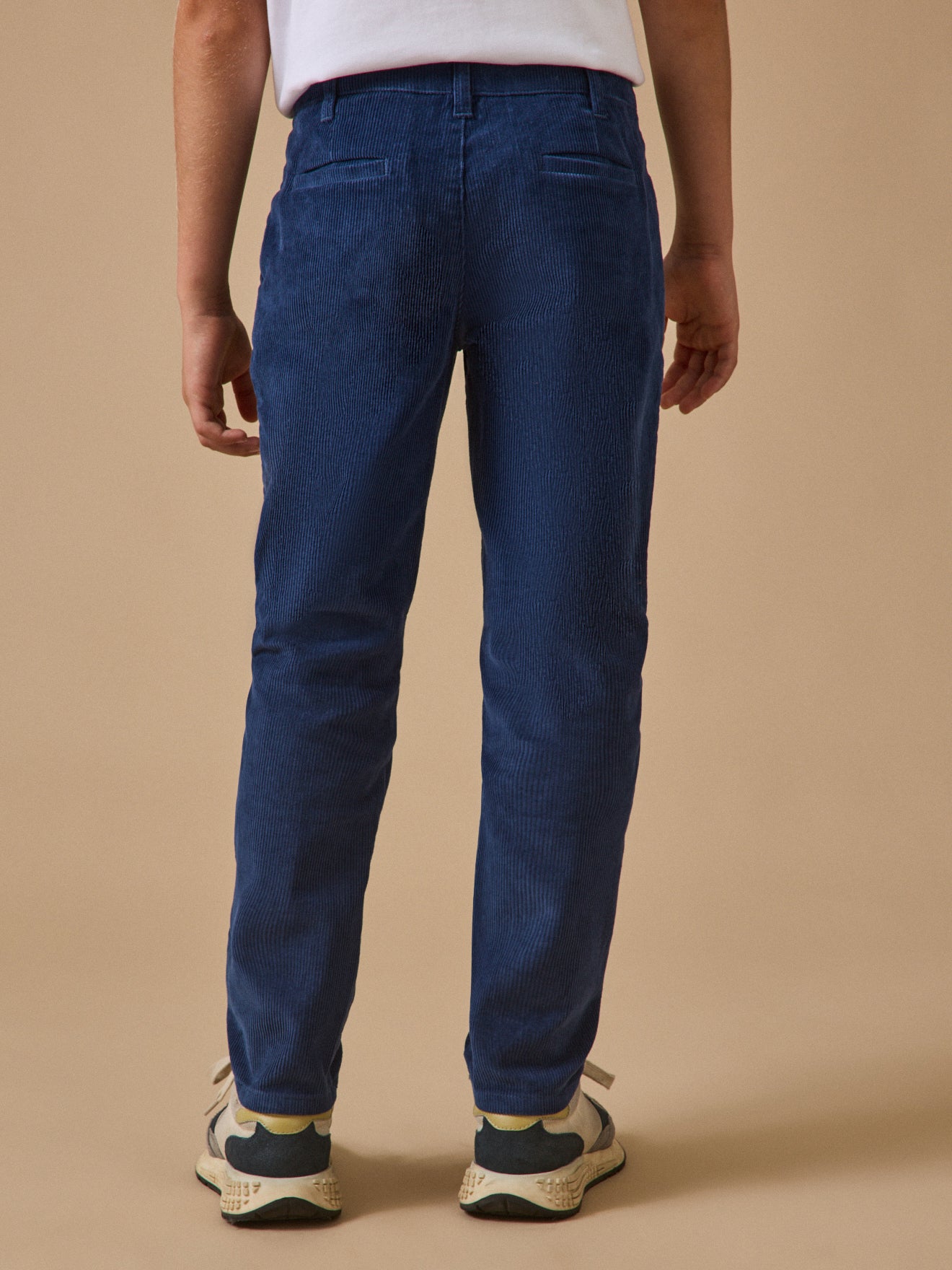 Chino fit jongensbroek in velours