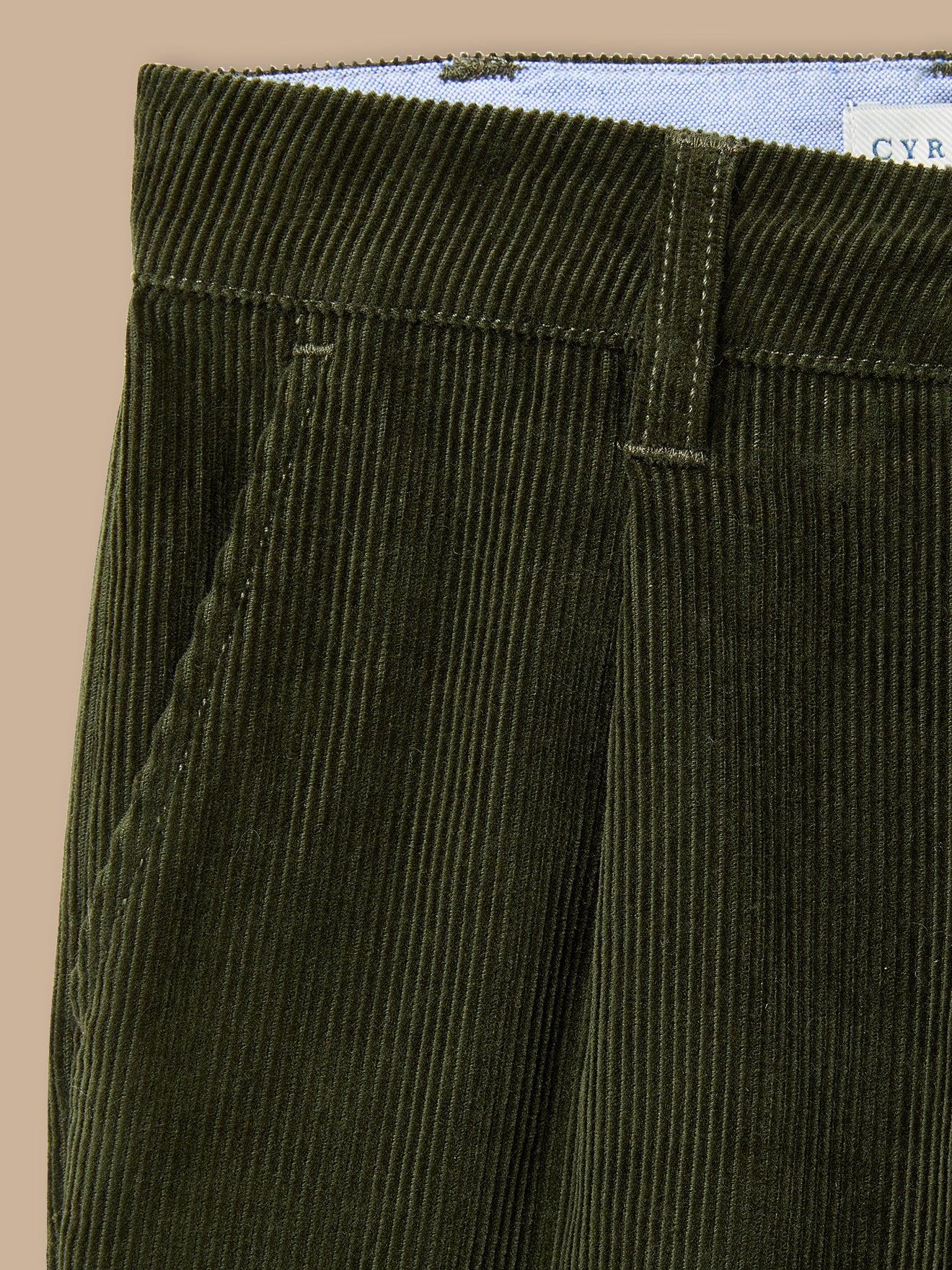 Chino fit jongensbroek in velours