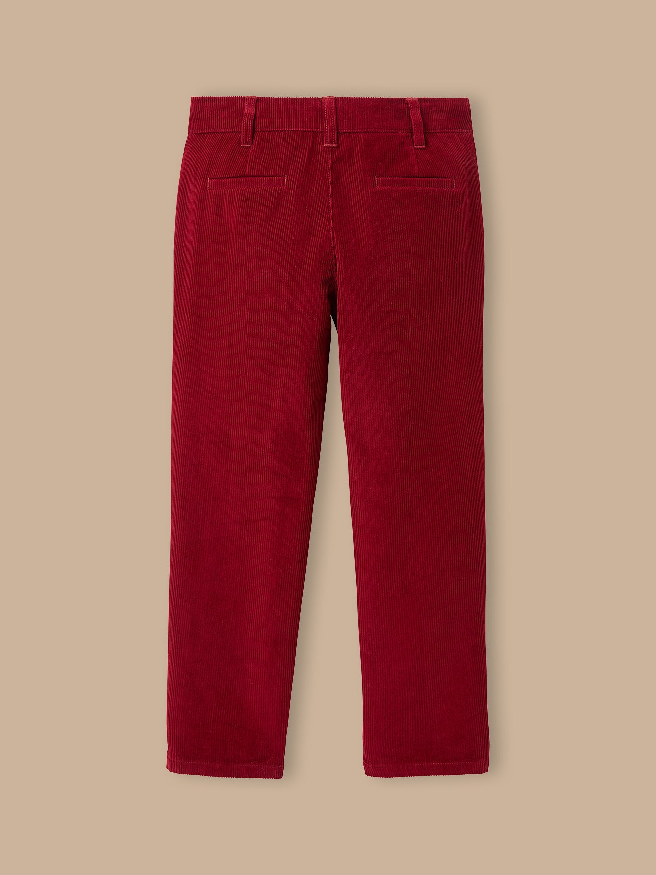 Chino fit jongensbroek in velours