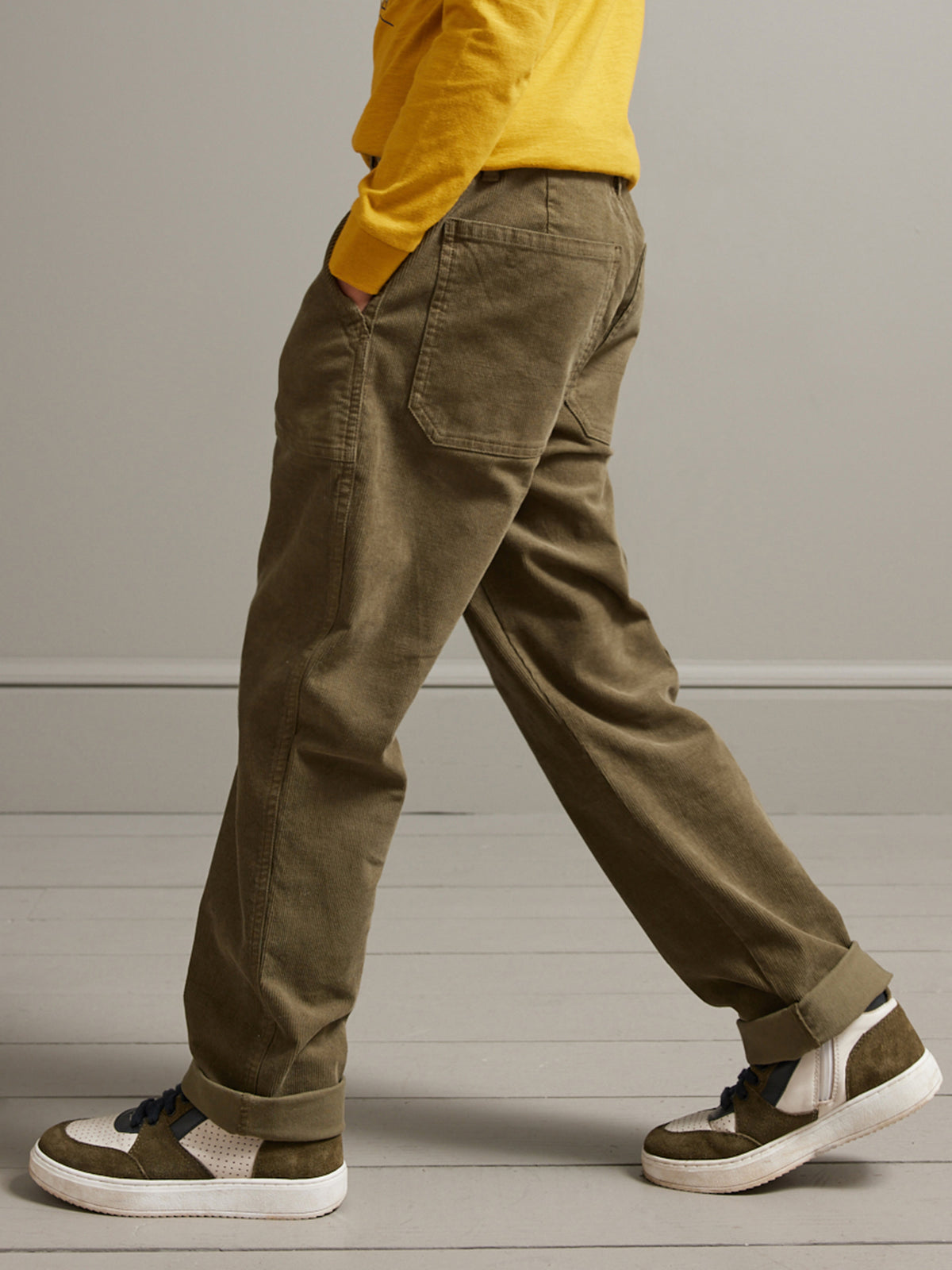 Pantalon cargo Garçon en velours