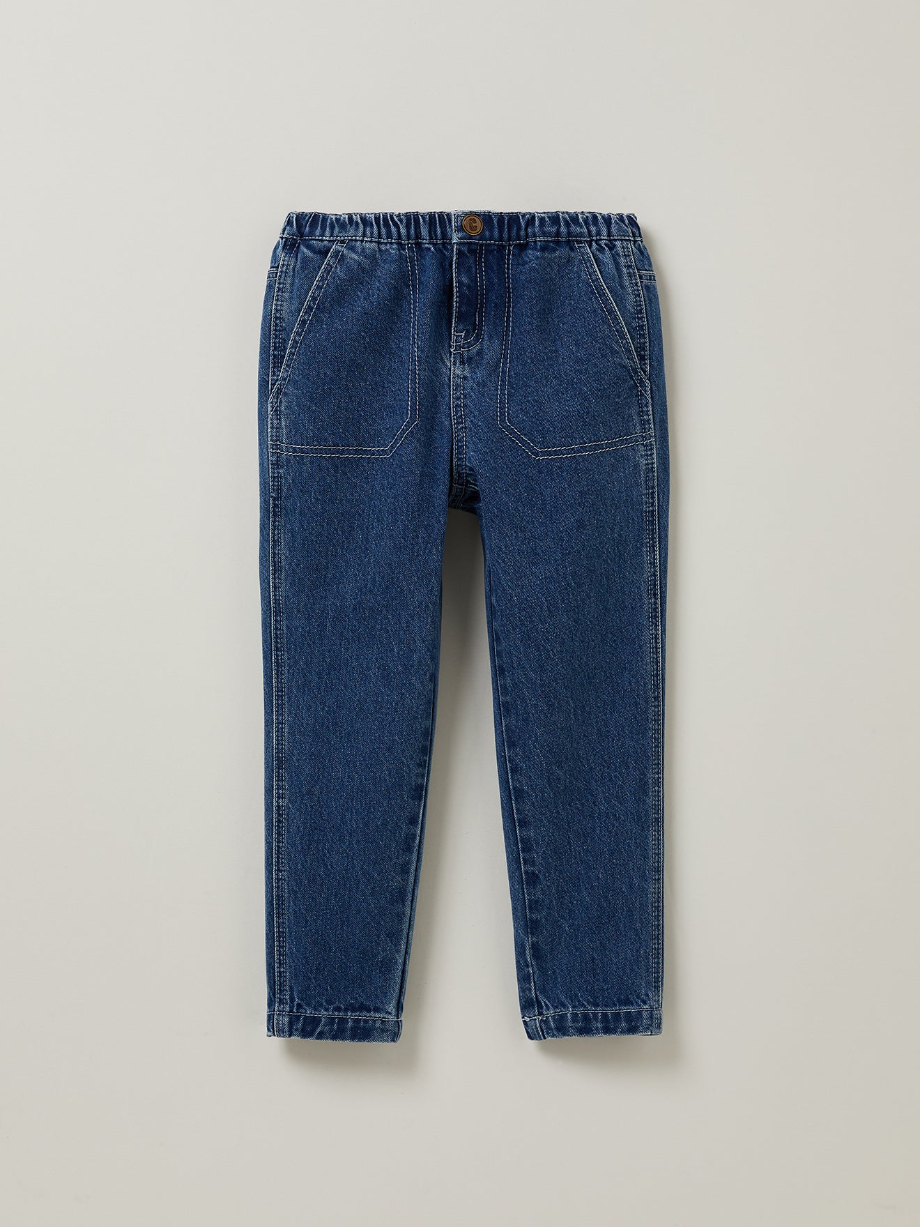 Pantalon charpentier en denim Garçon