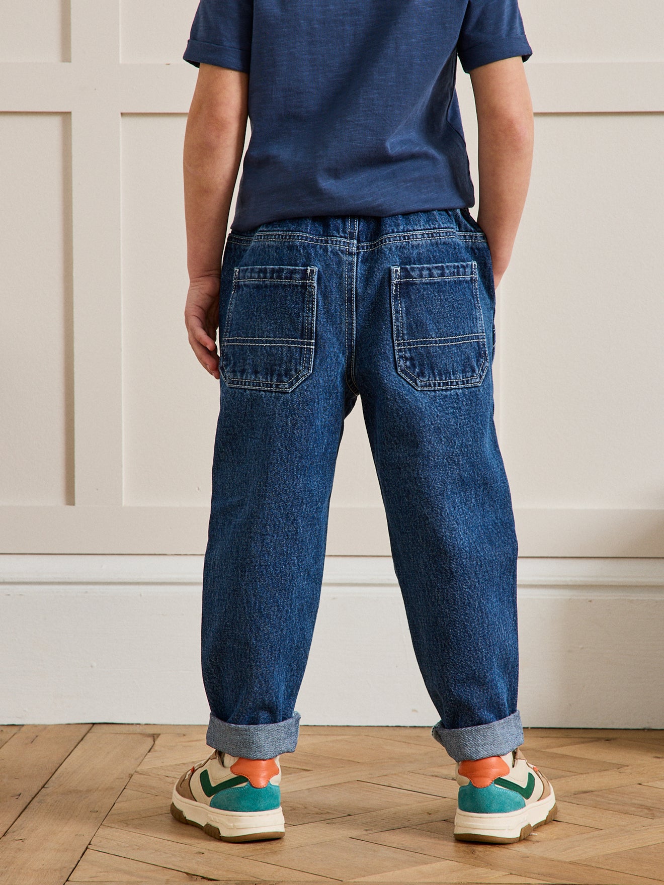 Pantalon charpentier en denim Garçon