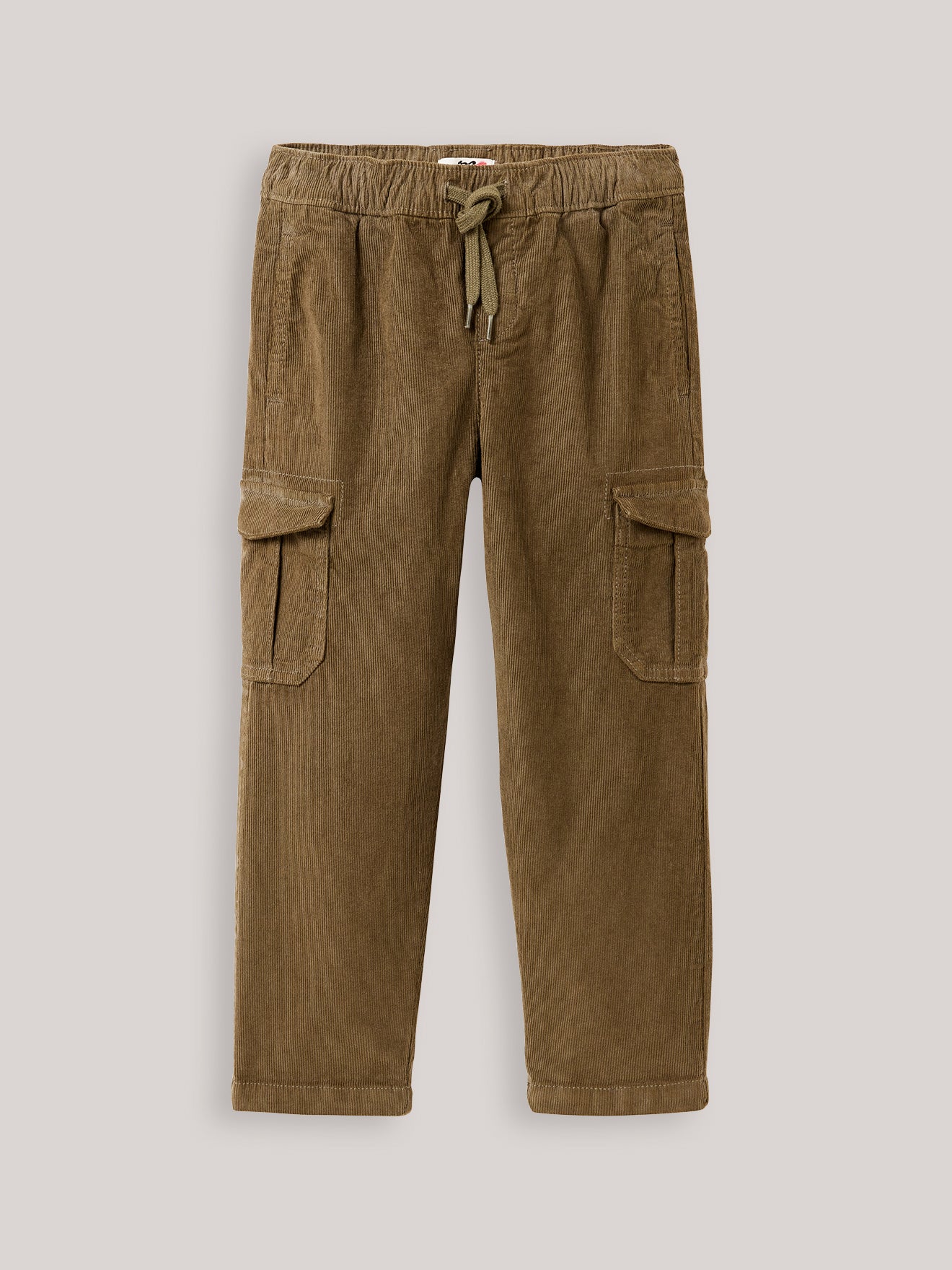 Cargo fit jongensbroek in velours