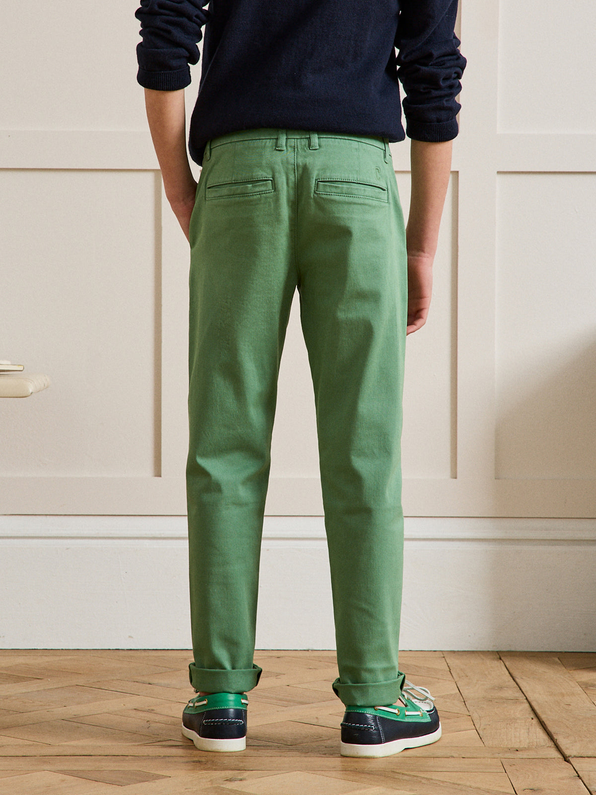 Light chino fit jongensbroek