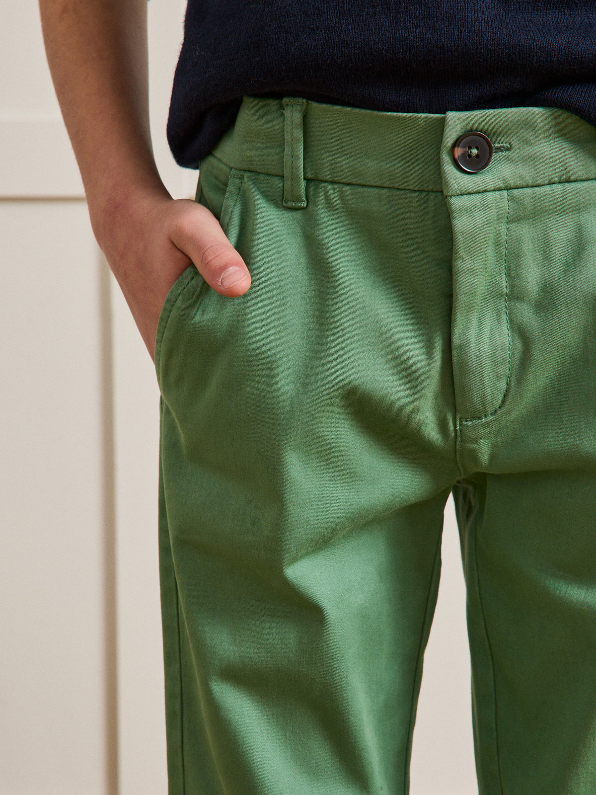 Light chino fit jongensbroek