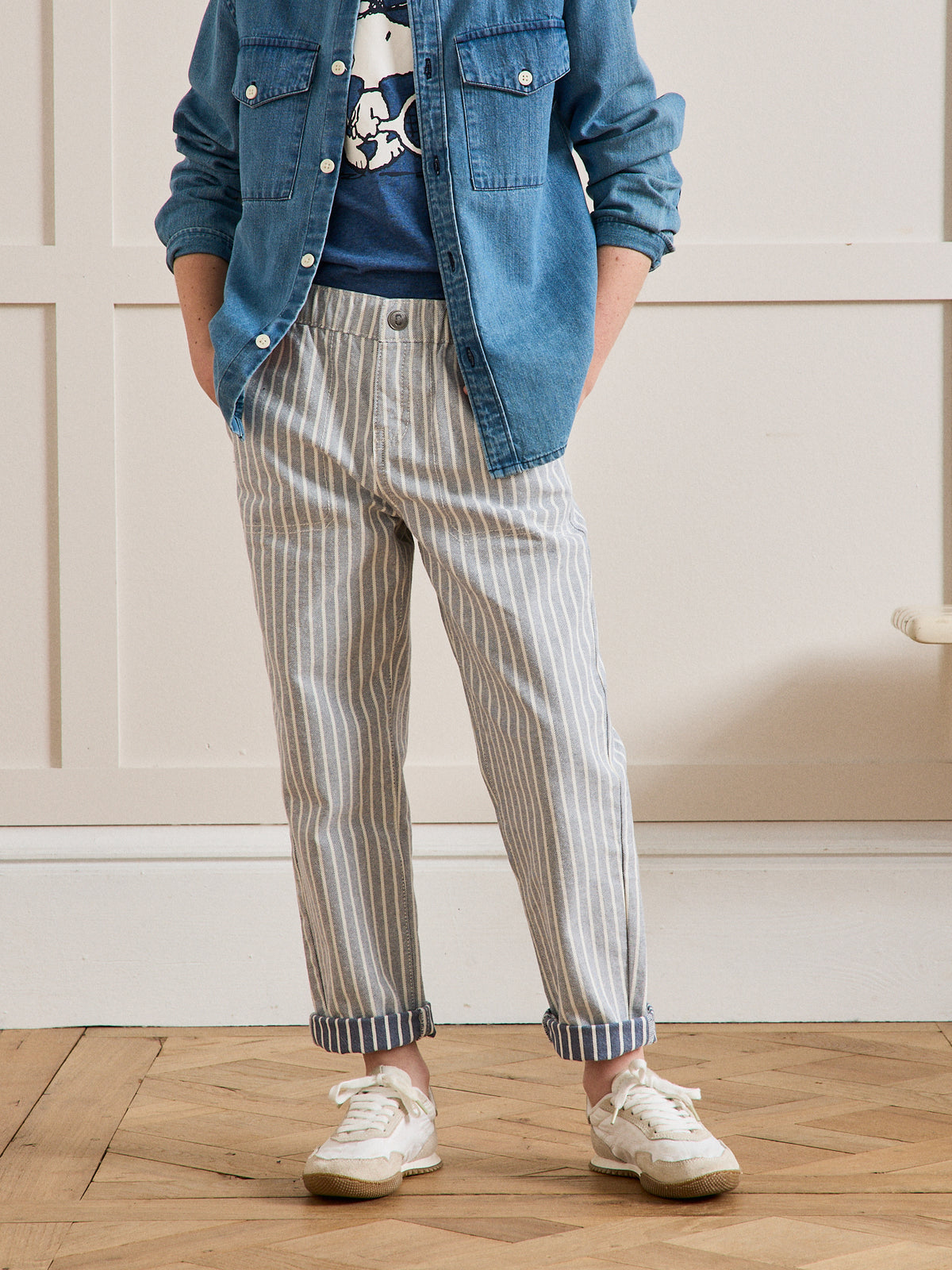 Jongensjeans in timmermansmodel - Collectie Hickory Stripes