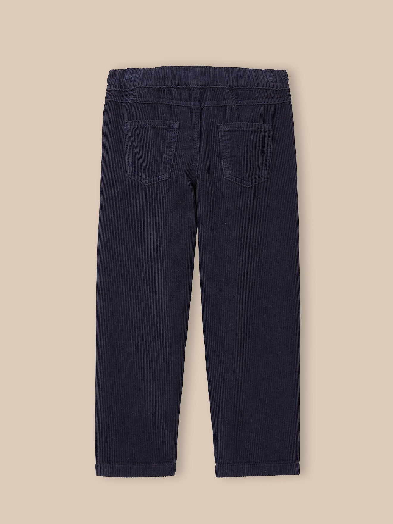 Relaxed fit jongensbroek in ribvelours