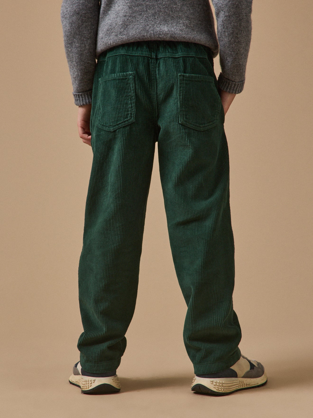 Relaxed fit jongensbroek in ribfluweel