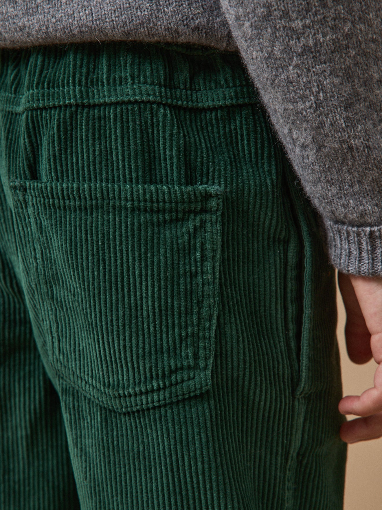 Relaxed fit jongensbroek in ribfluweel