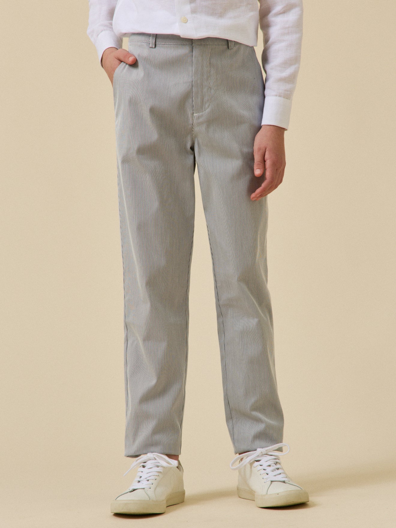 Pantalon de costume rayé Garçon - Collection Fêtes et Mariages