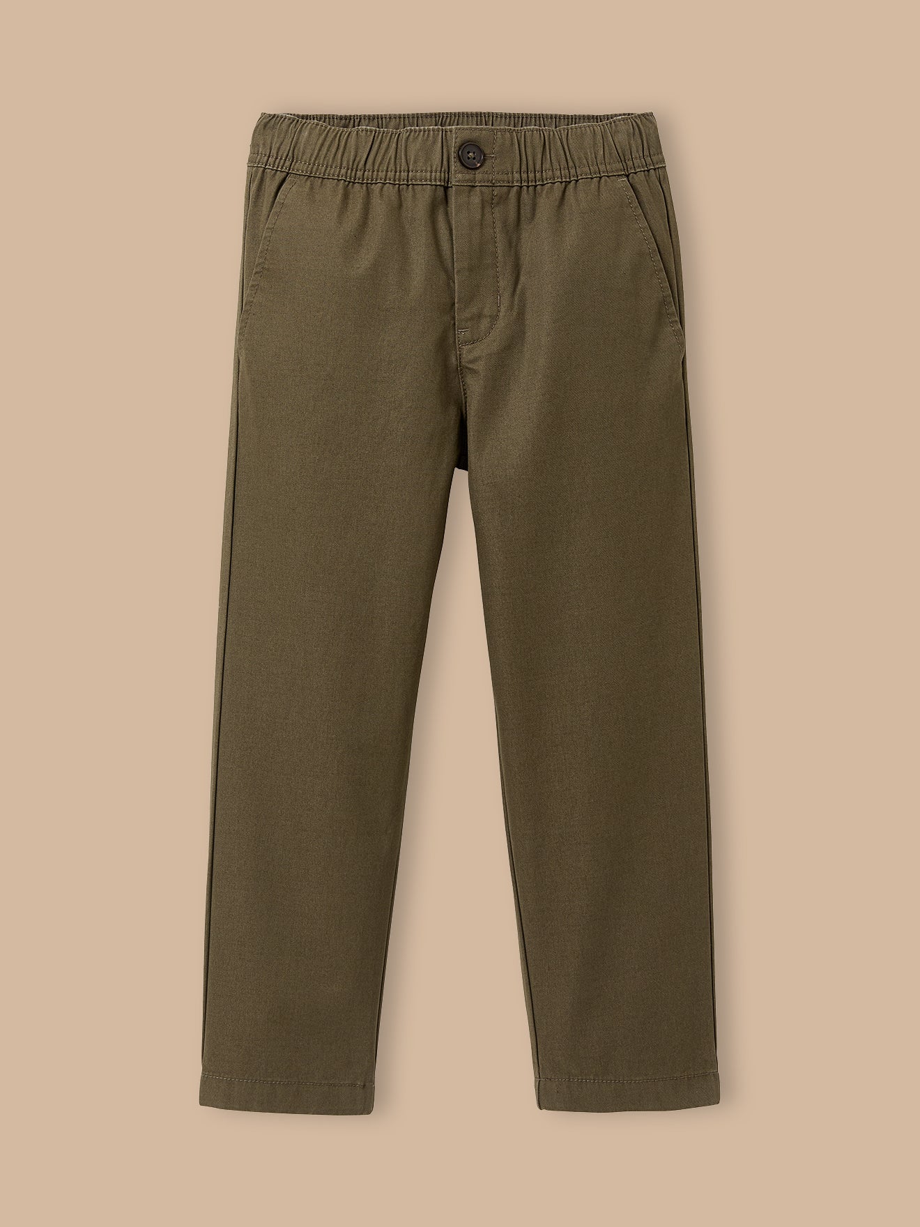 Relaxed fit jongensbroek in twill