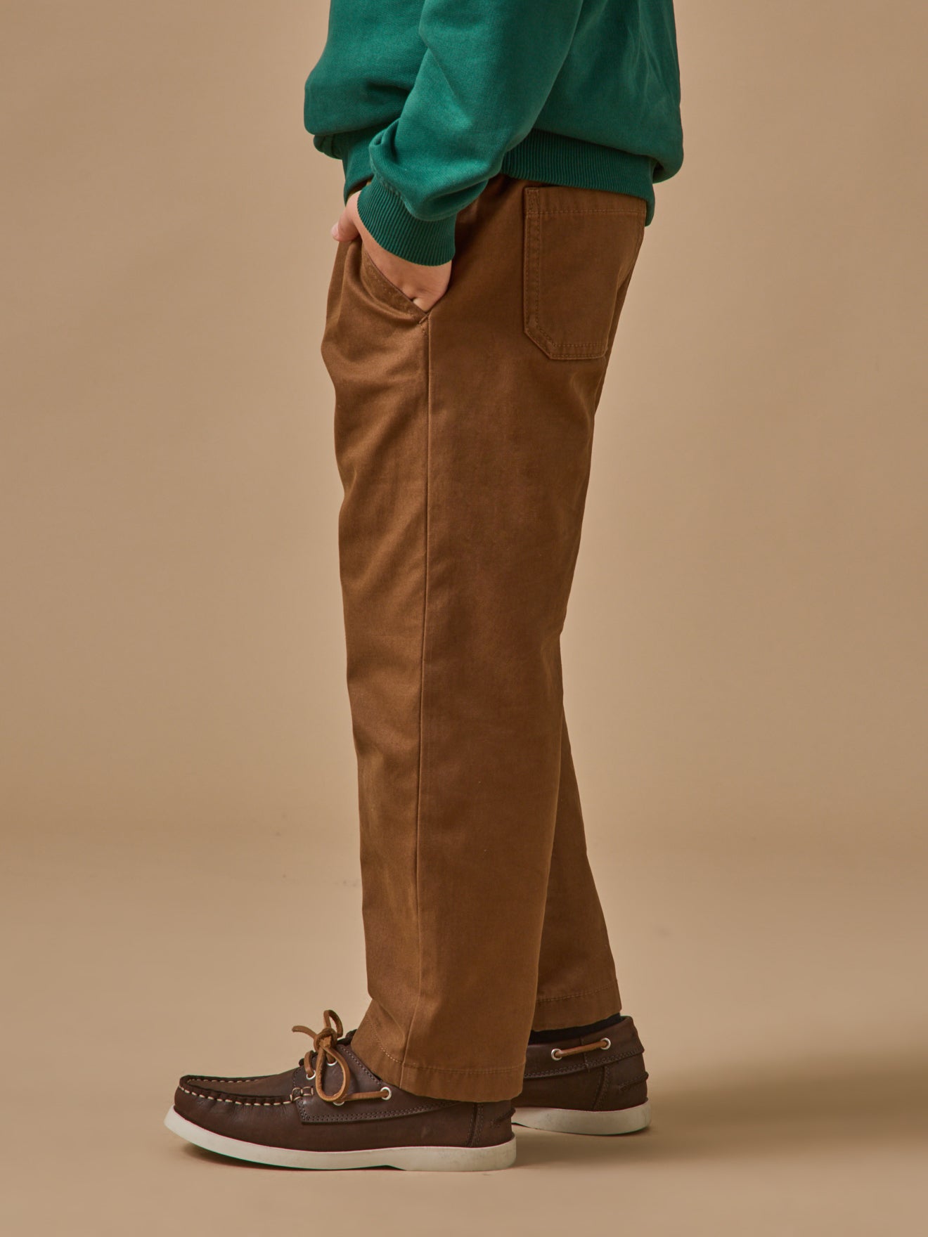 Pantalon relax en twill Garçon