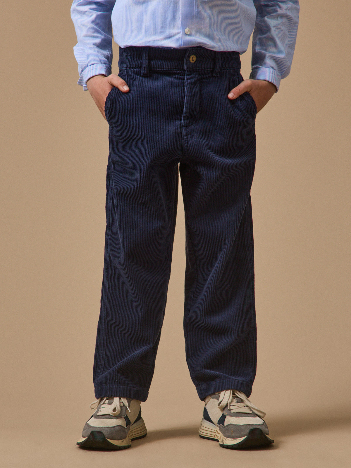 Worker jongensbroek in velours