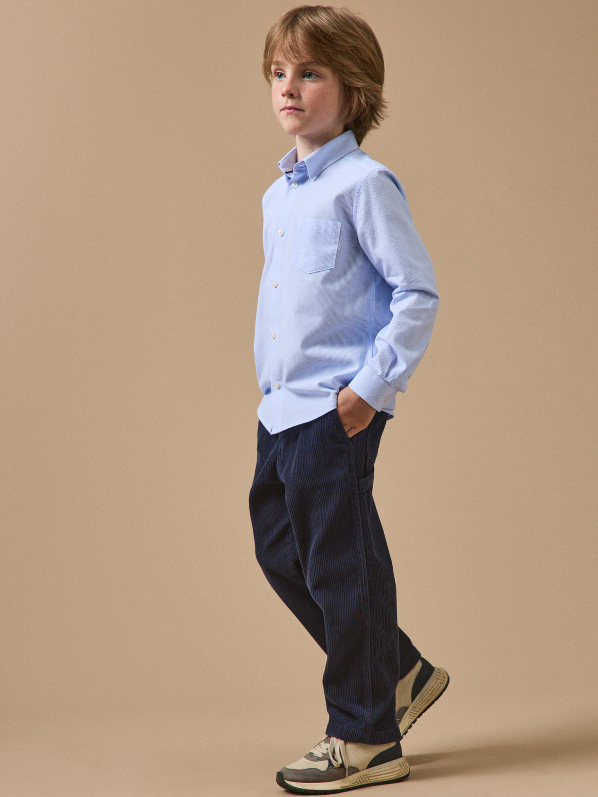 Worker jongensbroek in velours