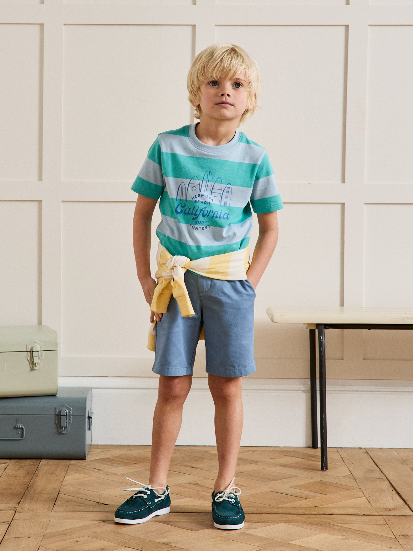 Chino jongensbermuda