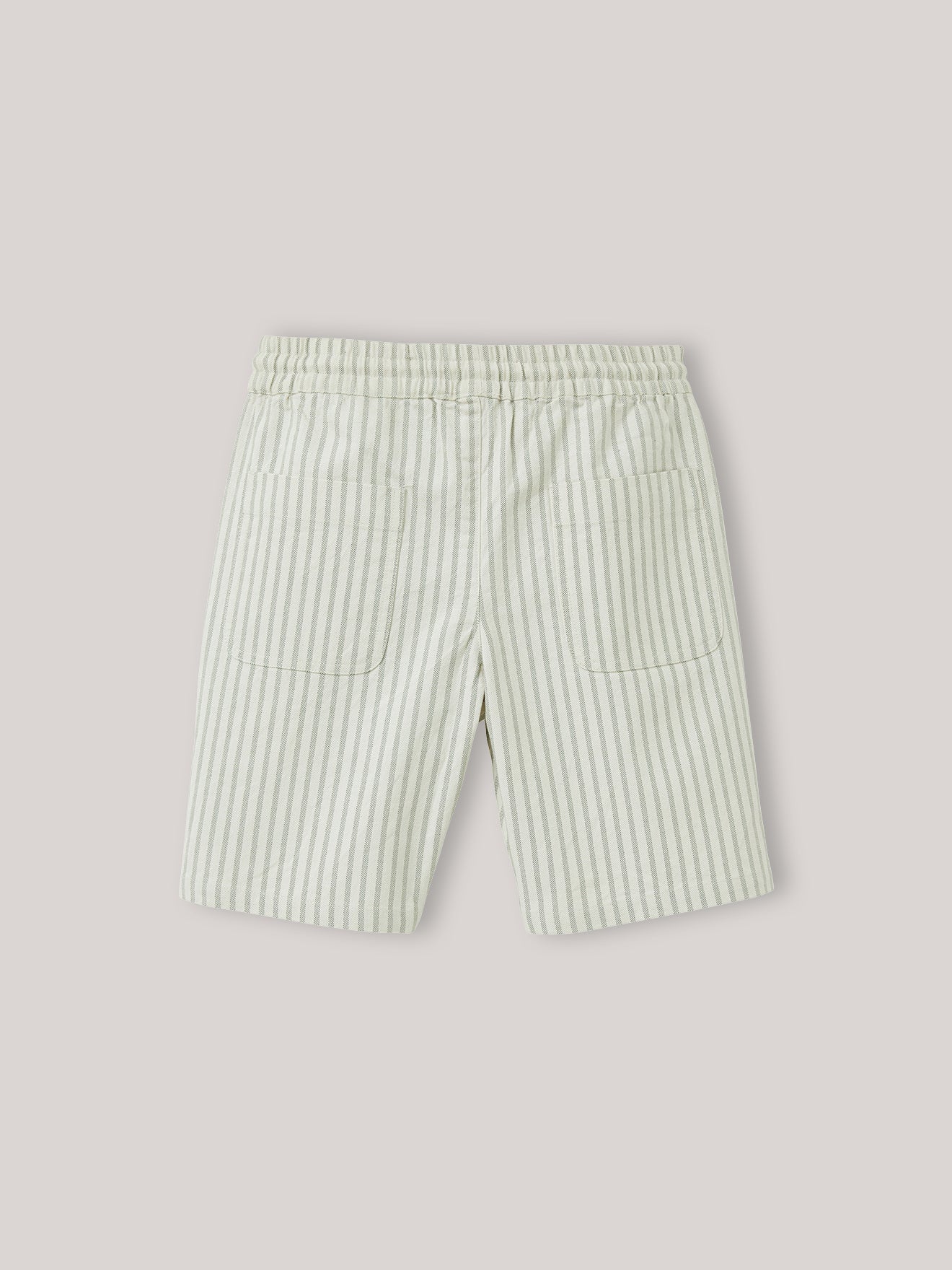 Jongensbermuda in oxfordstof