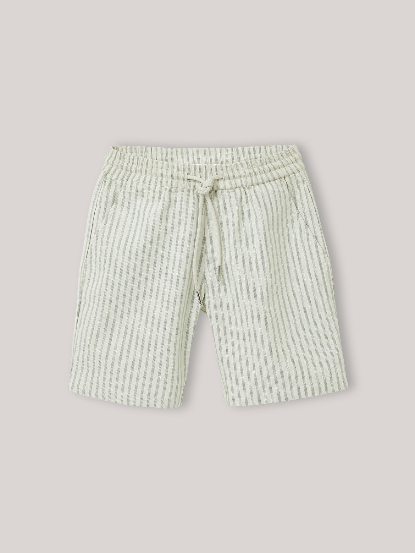 Jongensbermuda in oxfordstof