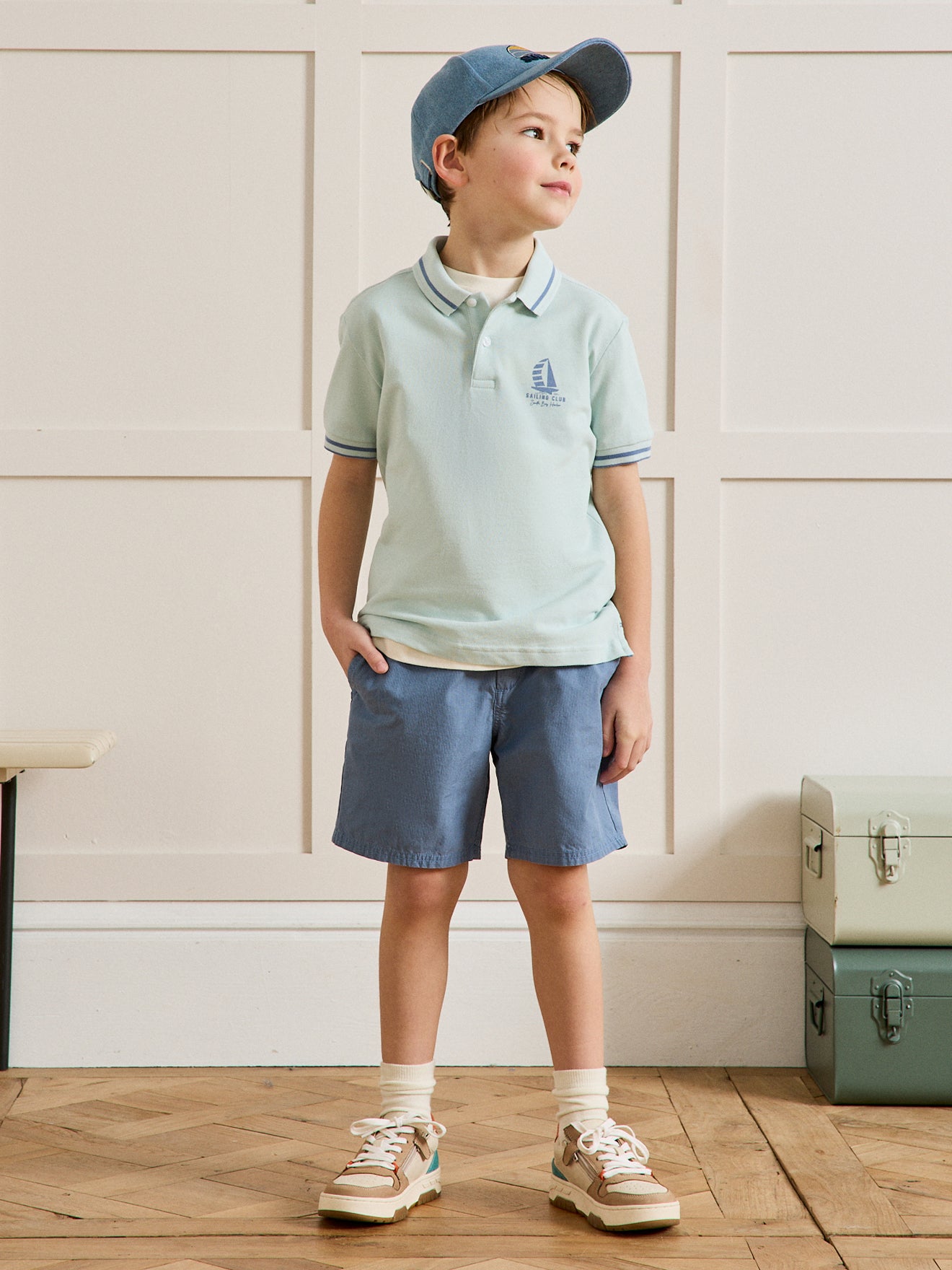 Bermuda rayé Garçon