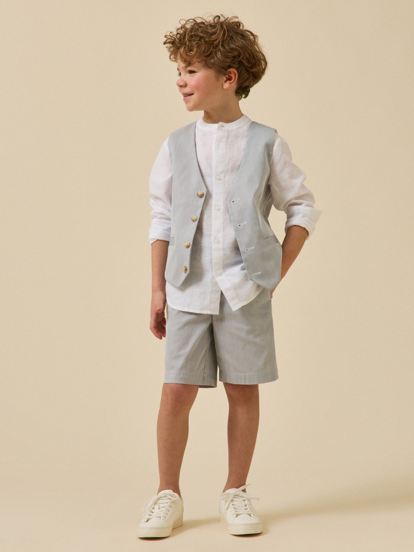 Bermuda rayé Garçon - Collection Fêtes et Mariages