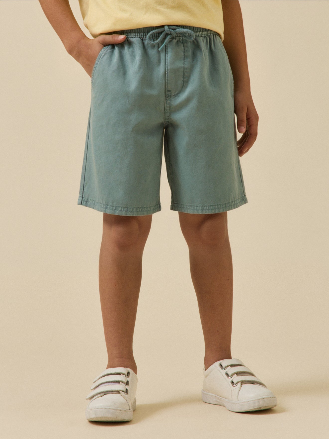 Jongensbermuda met elastische taille