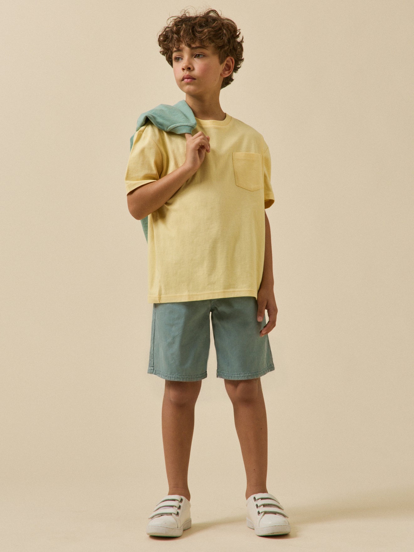 Jongensbermuda met elastische taille