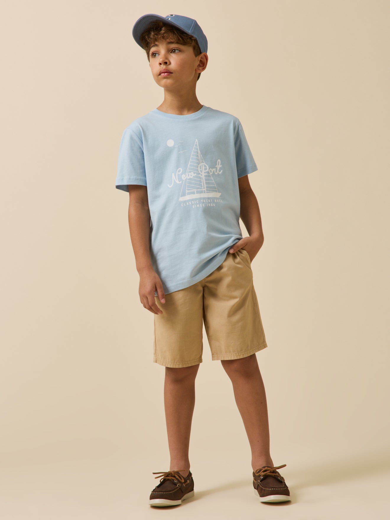 Jongensbermuda met elastische taille