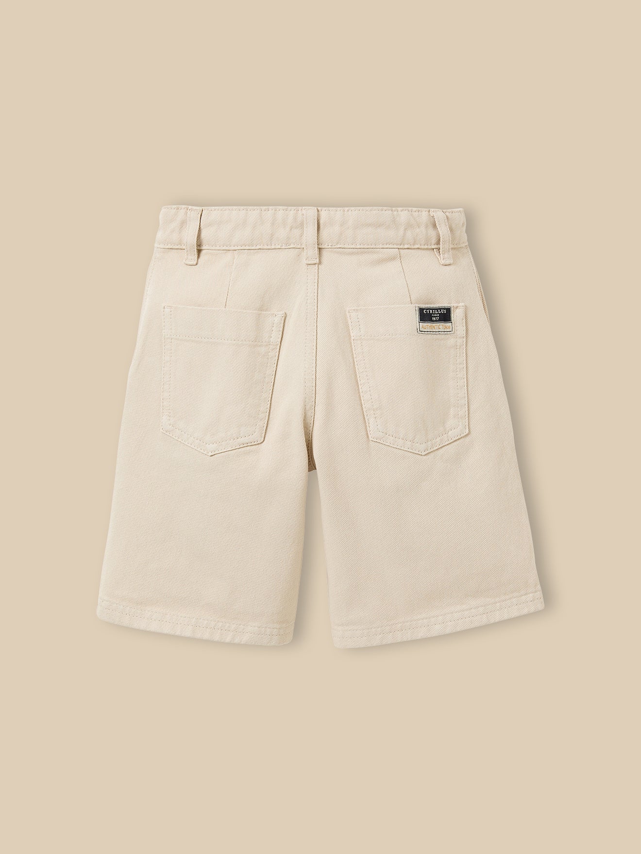 Jongensbermuda in gekleurd denim