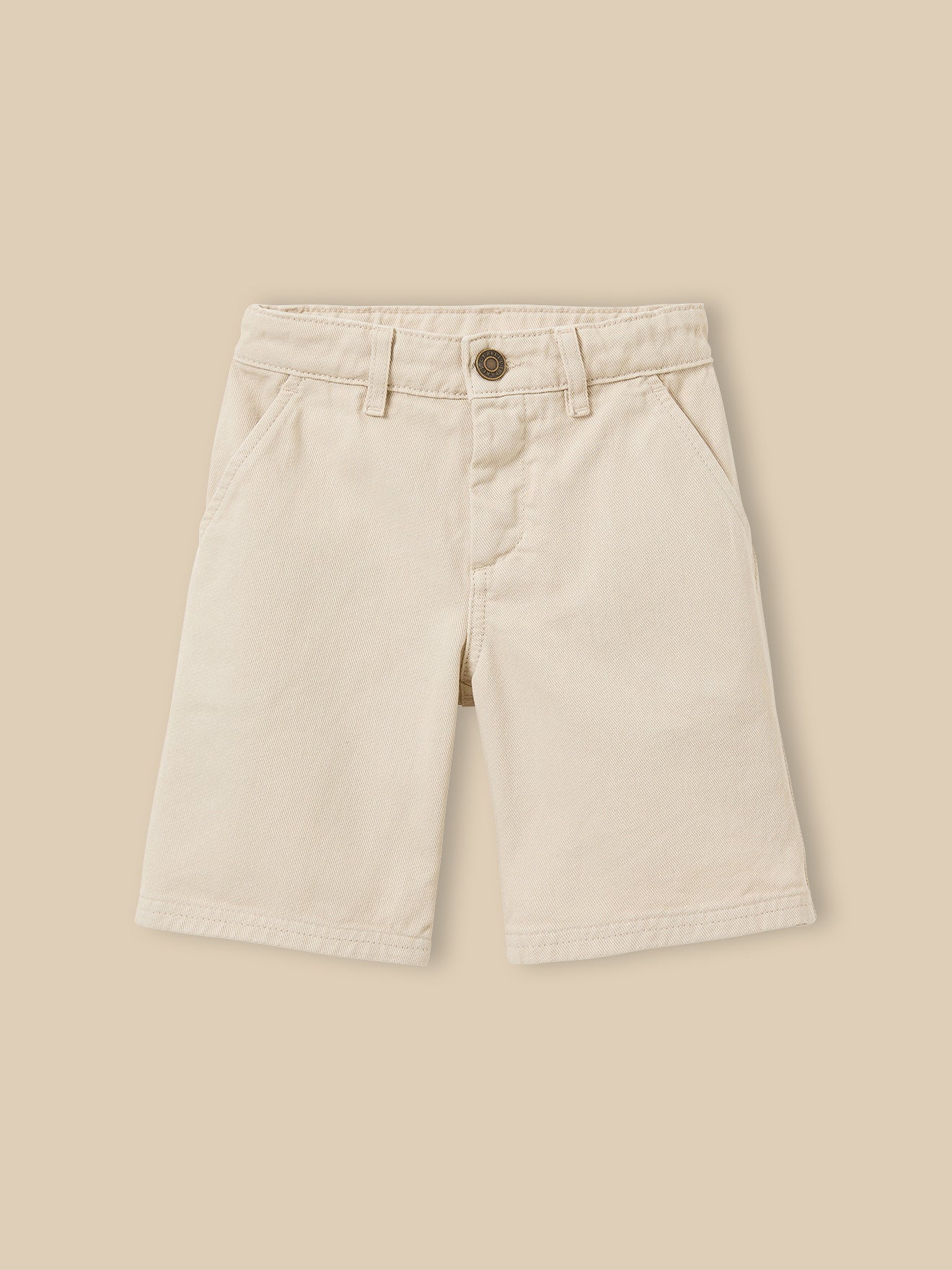 Jongensbermuda in gekleurd denim