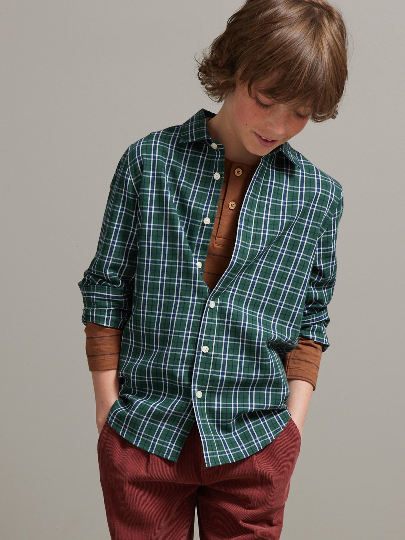 Chemise Garçon à carreaux