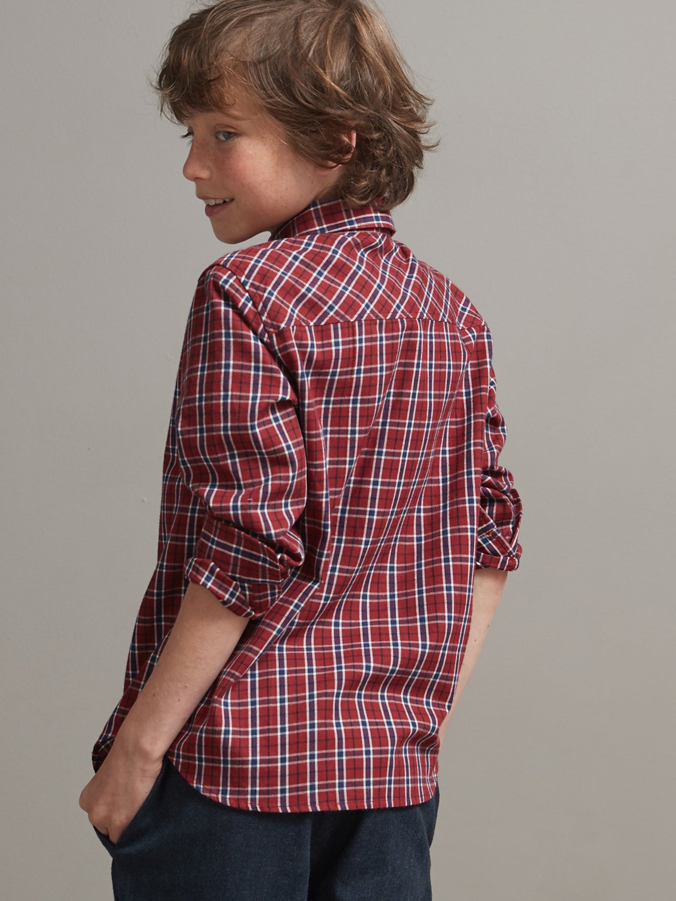 Chemise Garçon à carreaux