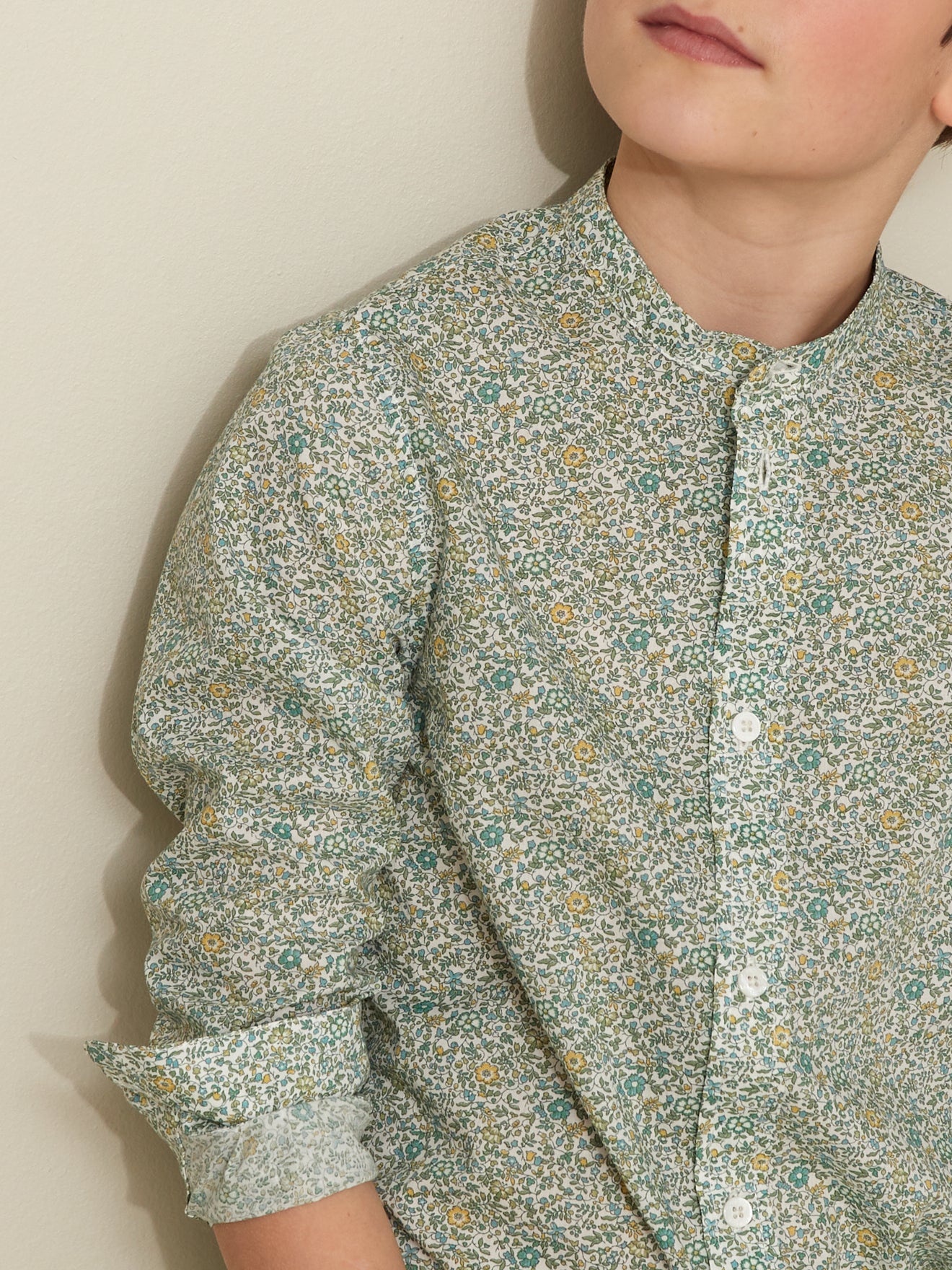 Chemise en tissu Liberty - Collection fêtes et mariages
