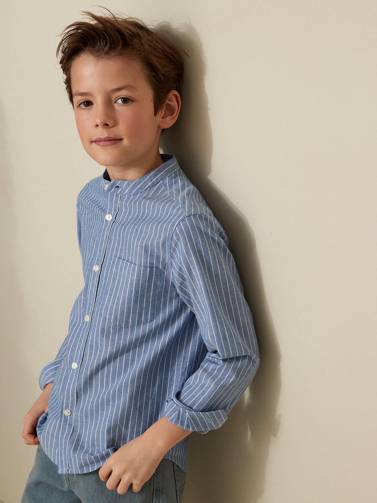 Chemise à larges rayures Garçon
