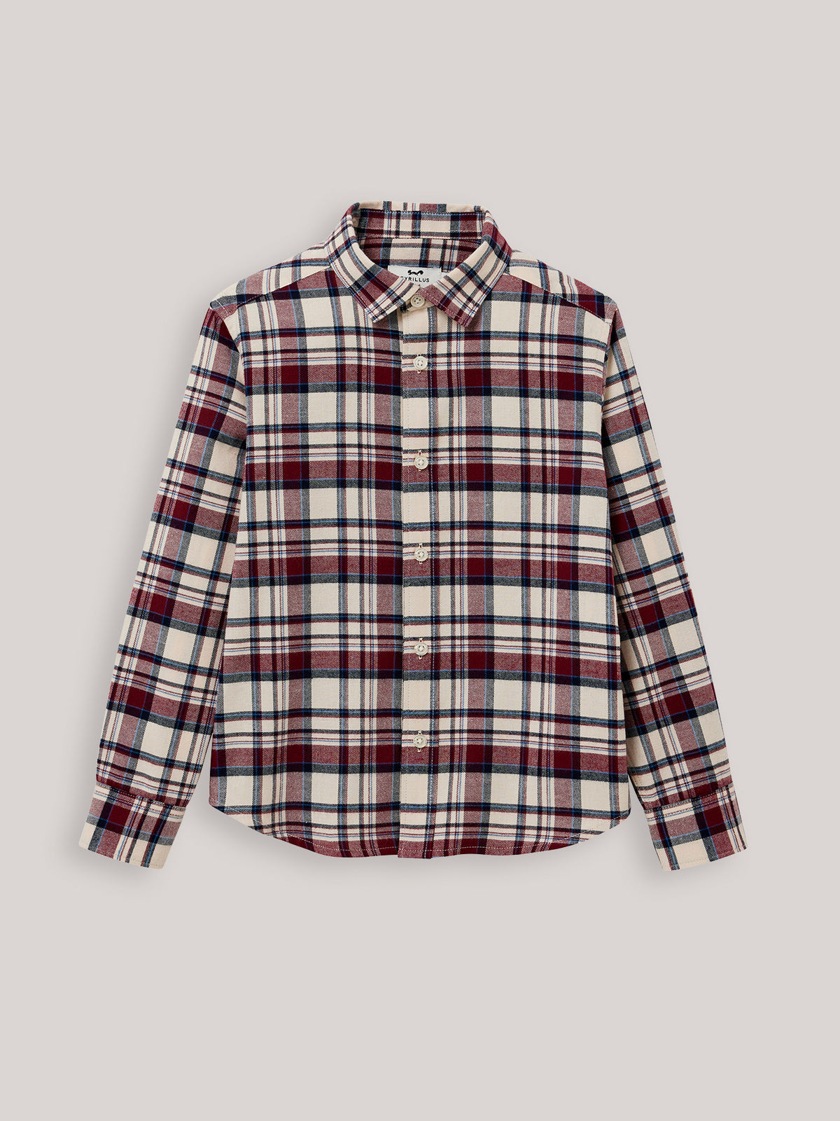 Jongenshemd in flanelstijl