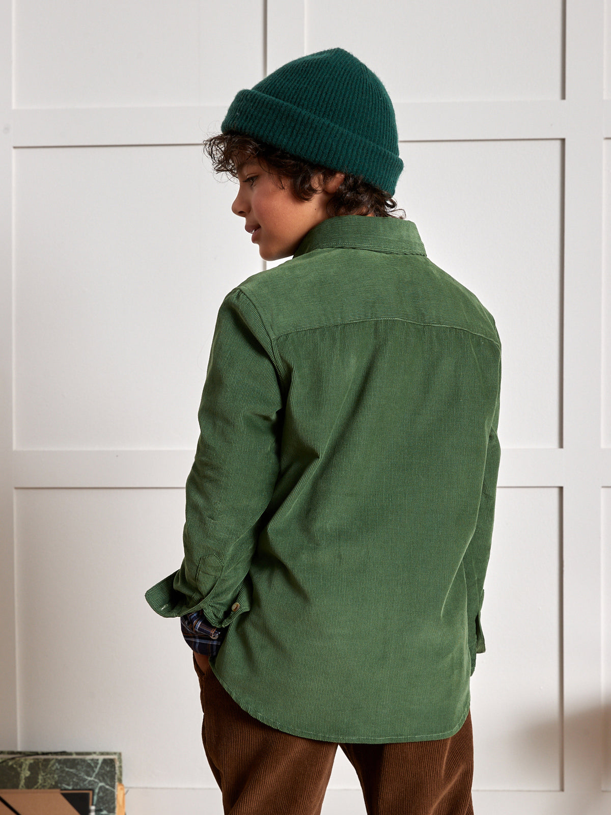 Chemise en velours Garçon