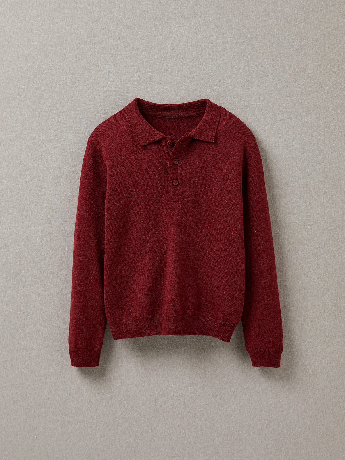 Pull col polo Garçon