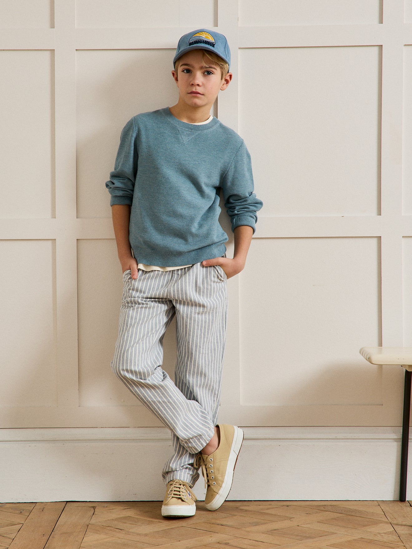 Pull Garçon maille fantaisie