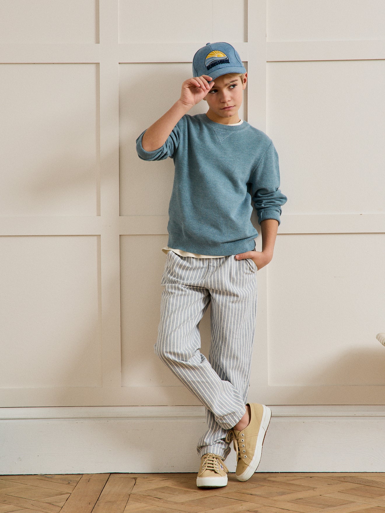 Pull Garçon maille fantaisie