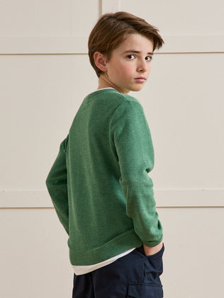 Pull Garçon maille fantaisie
