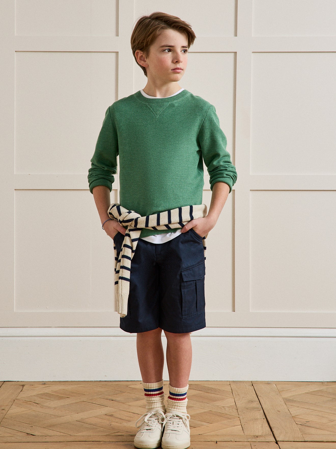 Pull Garçon maille fantaisie