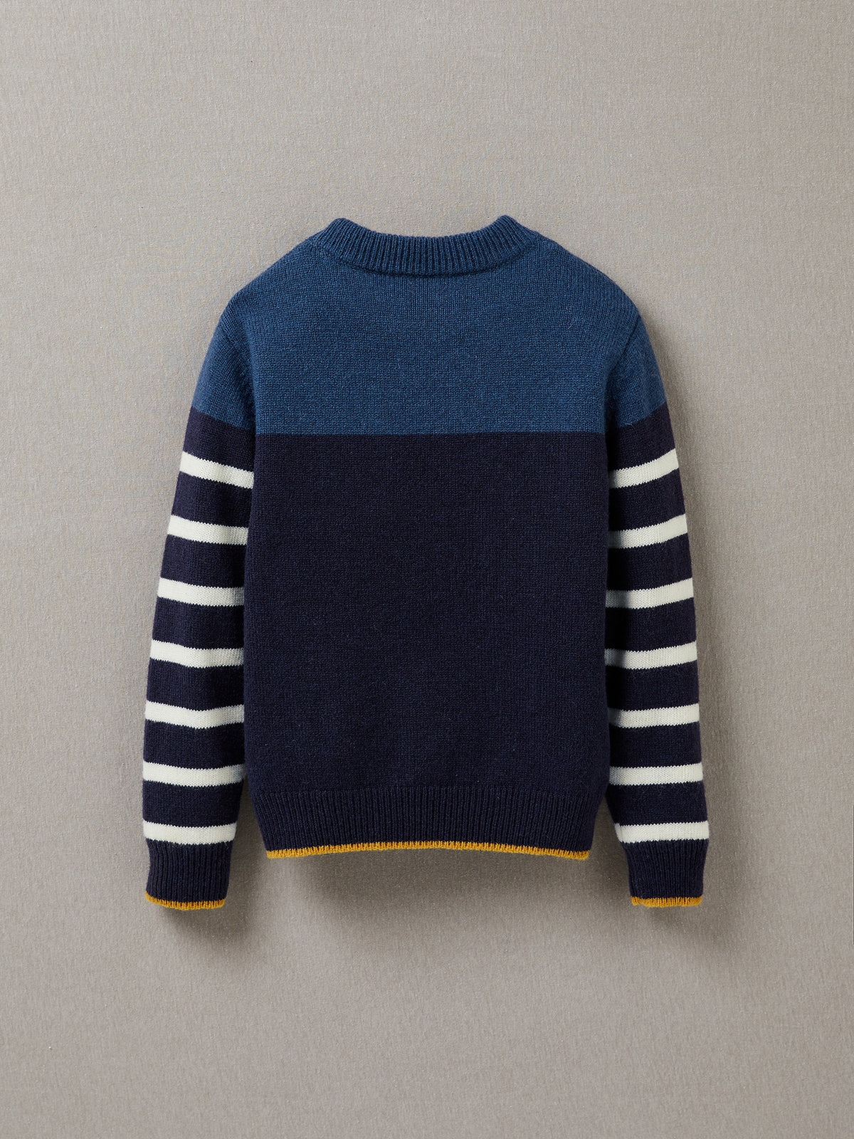 Pull colorblock Garçon en Lambswool