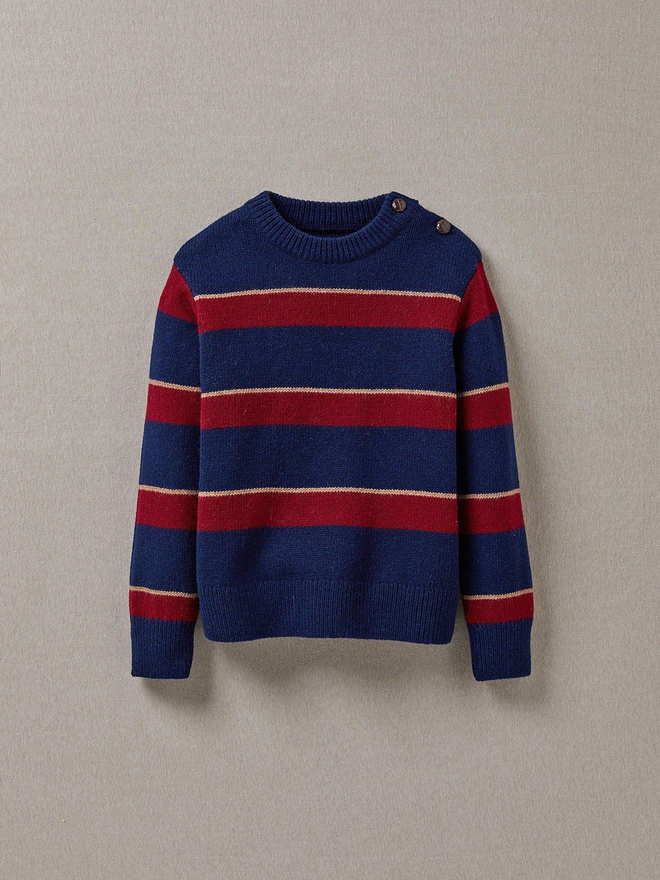 Pull rayé Garçon en Lambswool