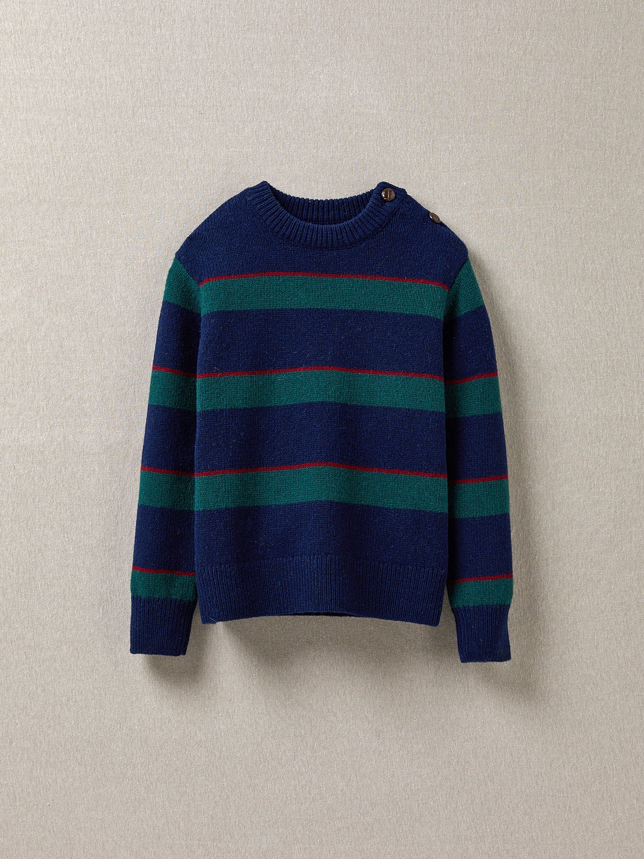 Pull rayé Garçon en Lambswool