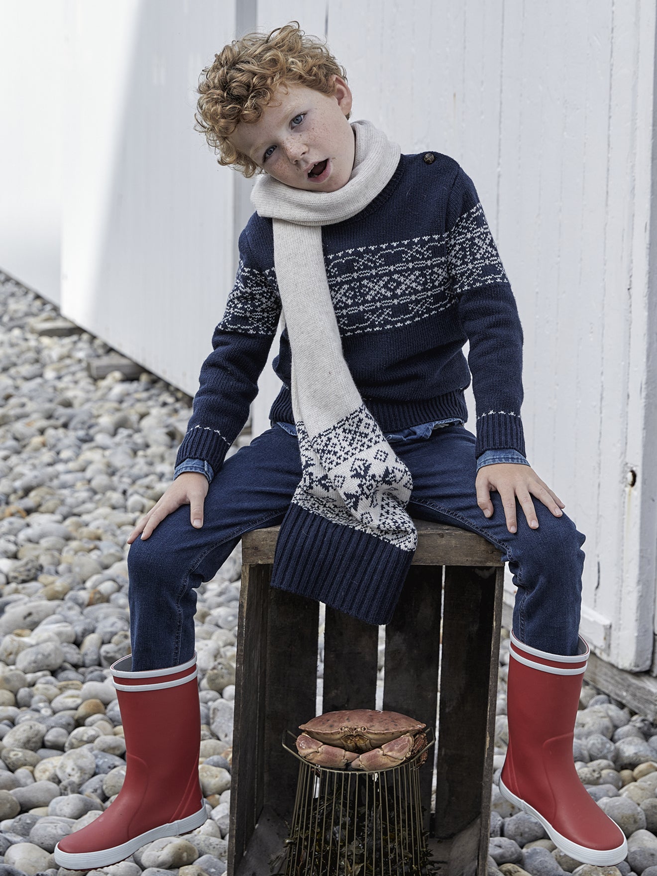 Pull jacquard de Noël - Collection famille