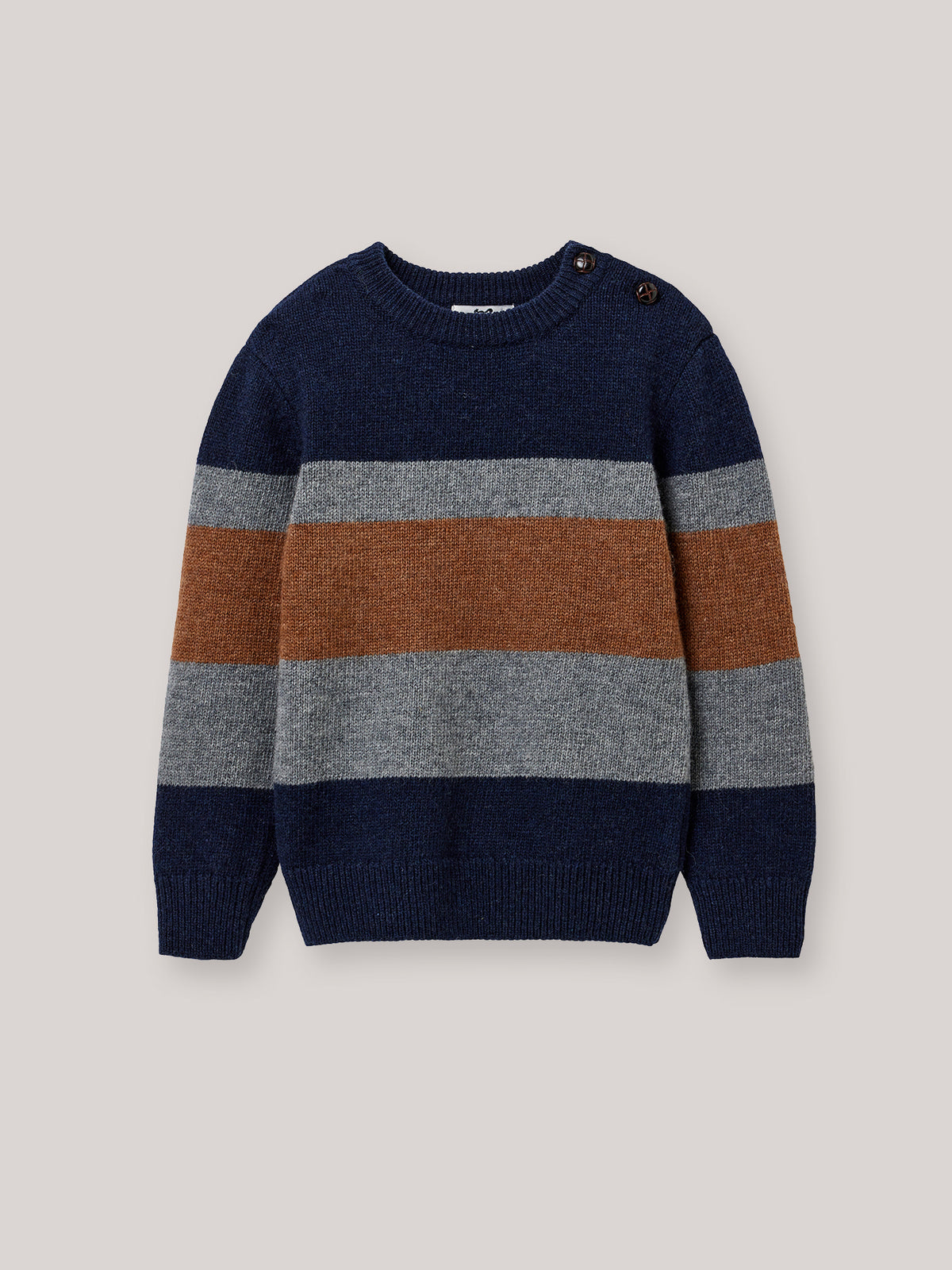 Pull rayé Lambswool Garçon