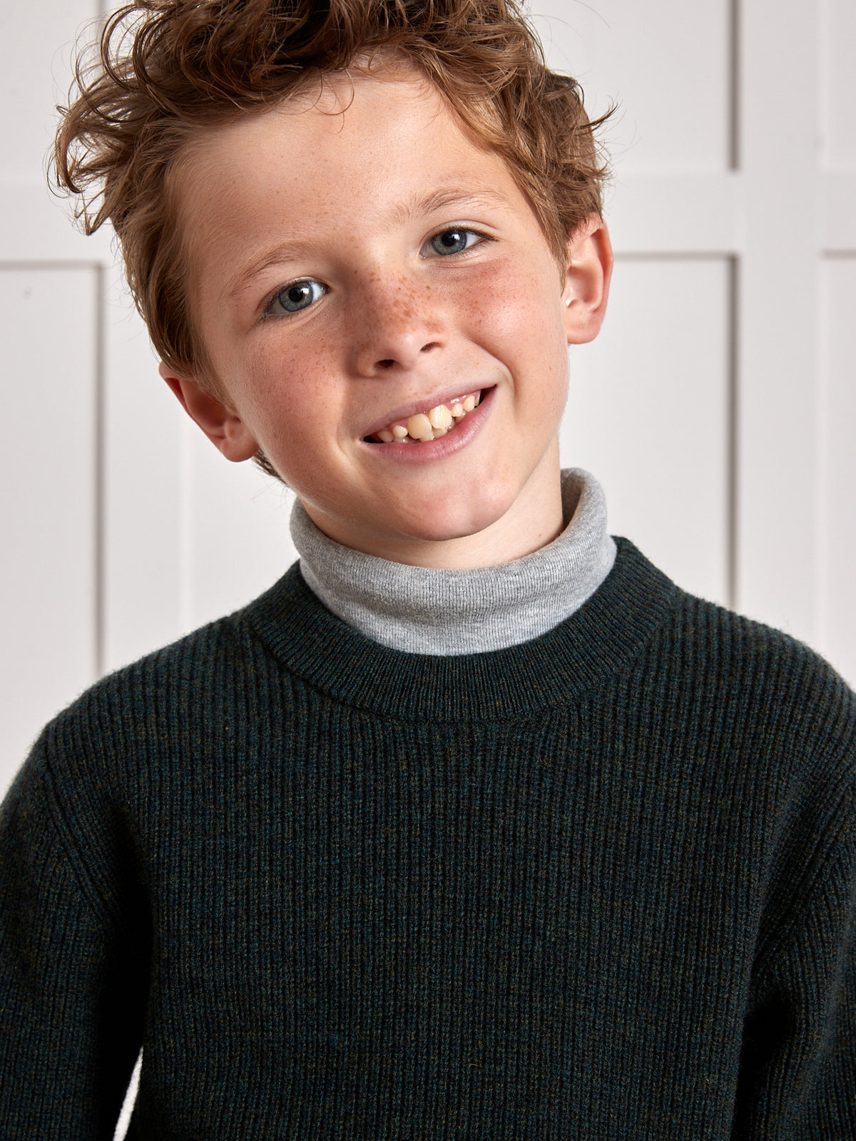 Pull en laine mérinos Garçon