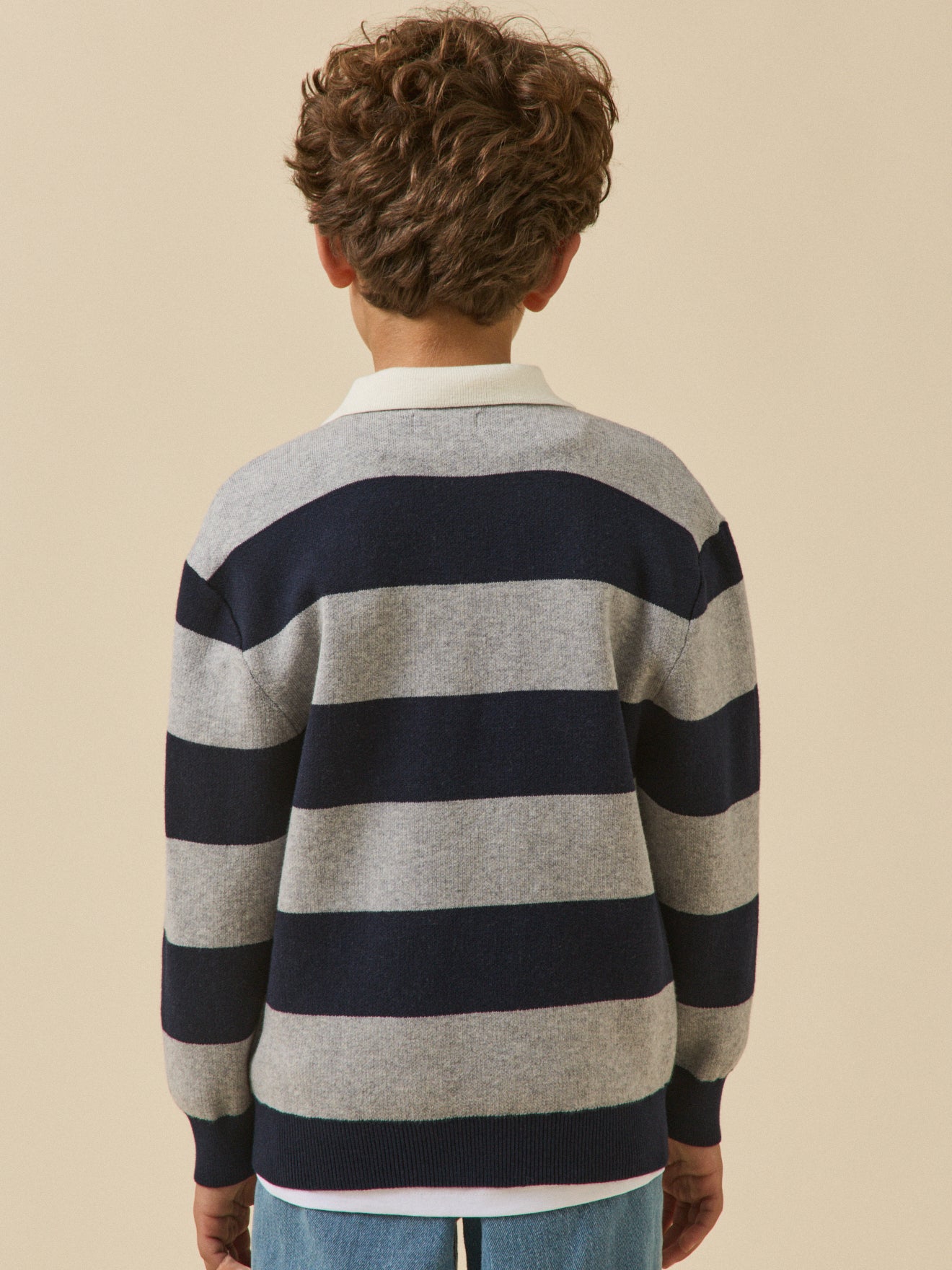 Jongenstrui in polostijl