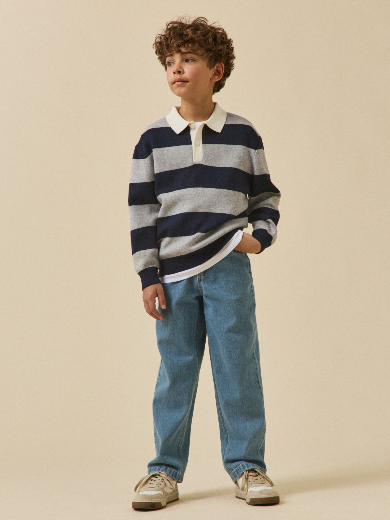 Jongenstrui in polostijl