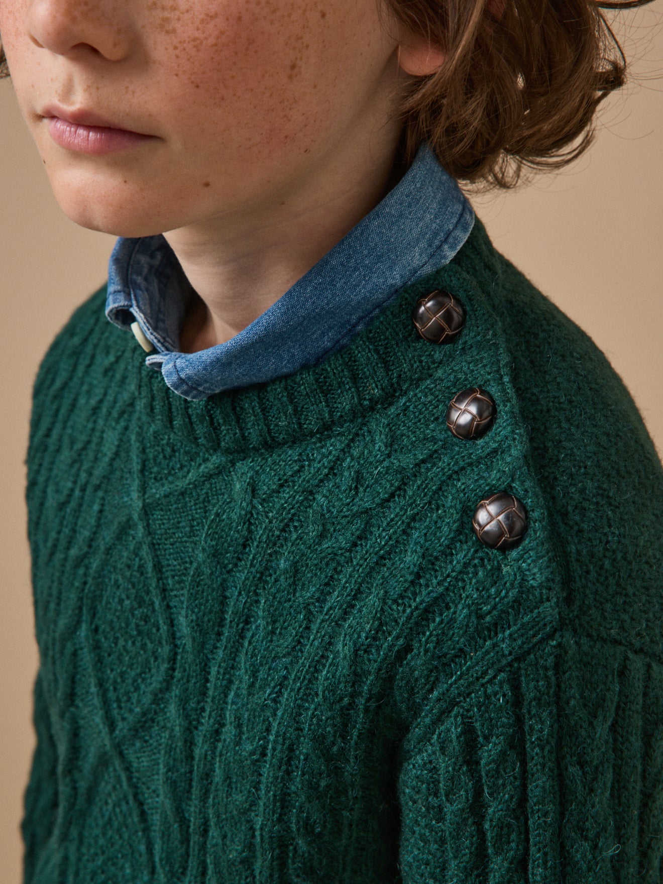 Pull torsadé Garçon