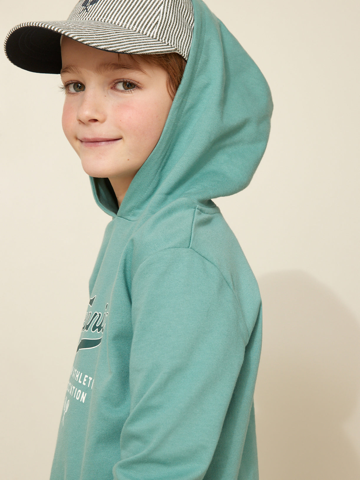 T-shirt à capuche Garçon - Coton biologique