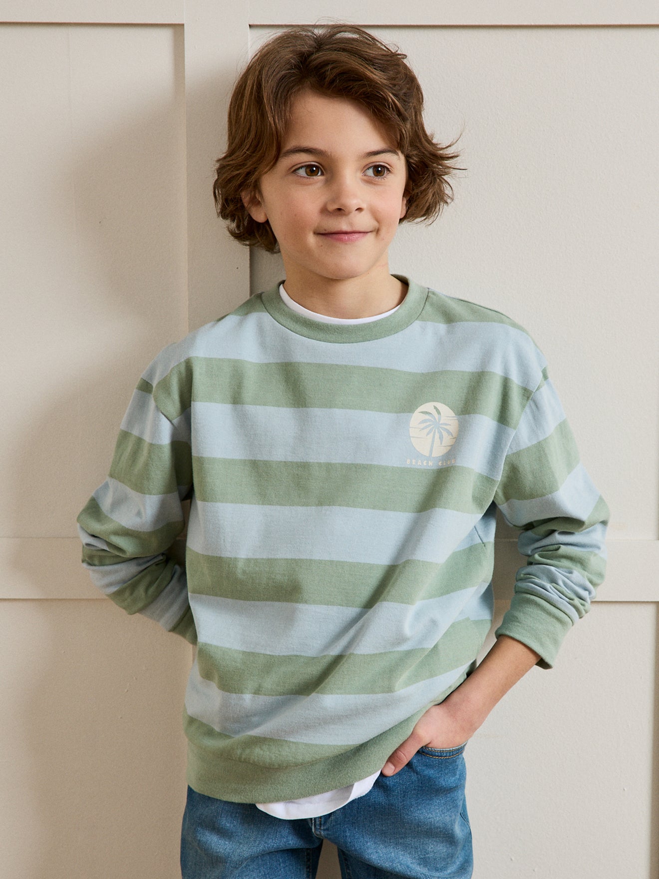 T-shirt-sweat Garçon - Coton biologique